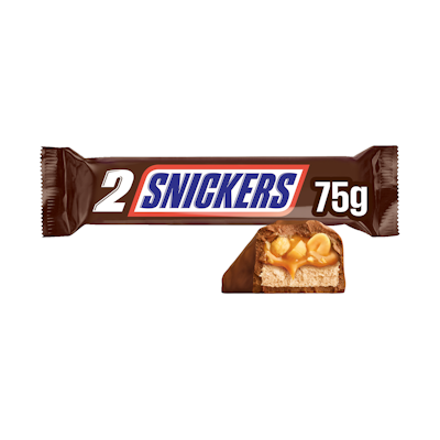 Snickers suklaapatukka 2-pack 75g