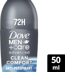 Dove Men+Care 72h Advanced Clean Comfort Antiperspirantti deo Roll-on 50ml