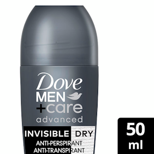 Dove Men+Care 72h Advanced Invisible Dry Antiperspirantti Deo Roll-On 50ml