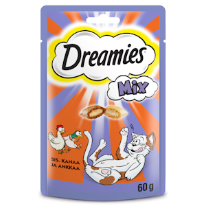 Dreamies Mix  kissanherkku kana&ankka 60g