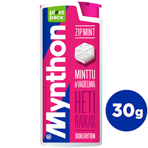 Mynthon Zipmint pastilli 30g vadelma