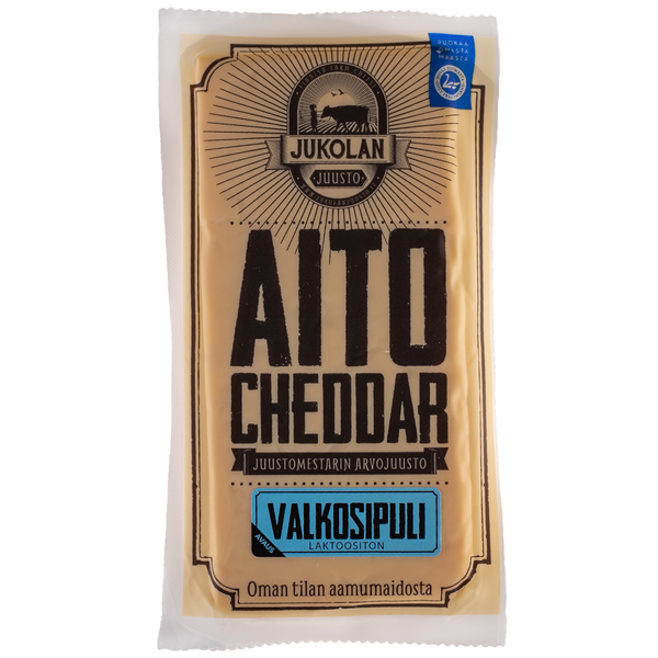 Jukolan Aito Cheddar valkosipuli 160g
