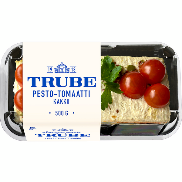 Trube Pesto-tomaattikakku 500 g pesto-tomaattitäytteinen voileipäkakku