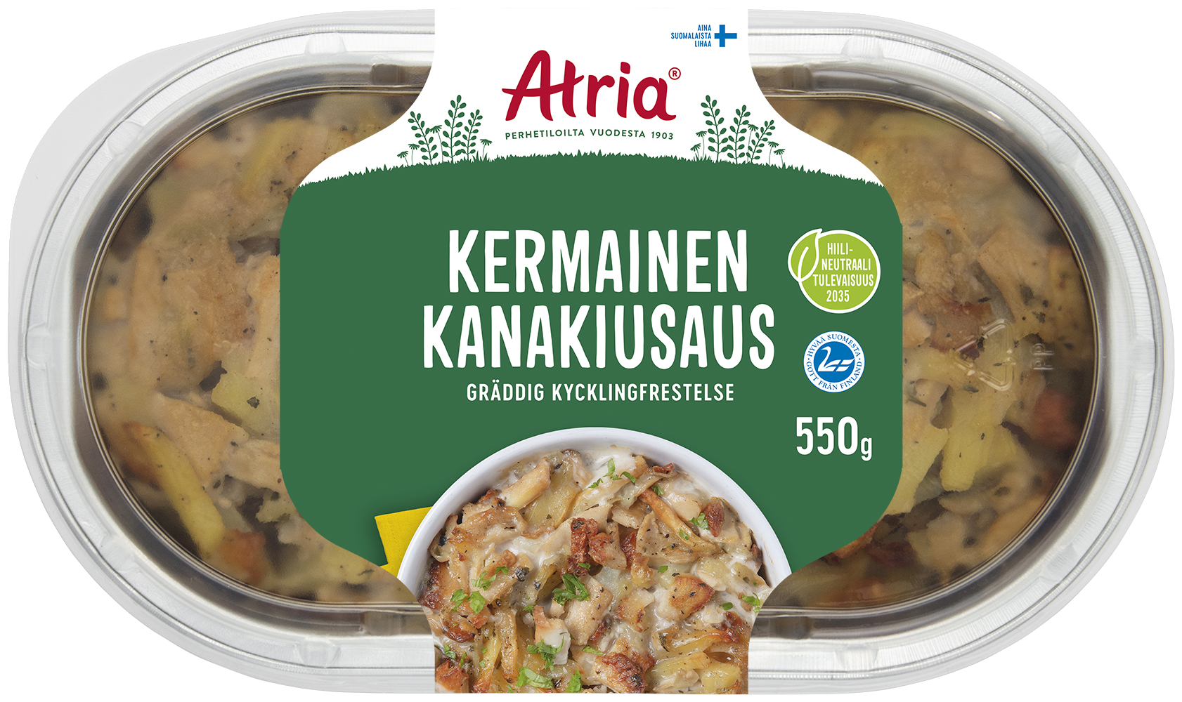 Atria kermainen kanakiusaus 550g