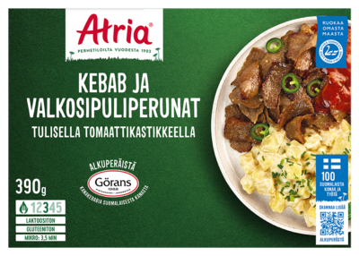 Atria kebab ja valkosipuliperunat 390g
