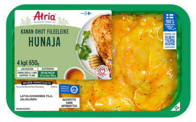 Atria kanan ohut fileeleike hunaja 650 g