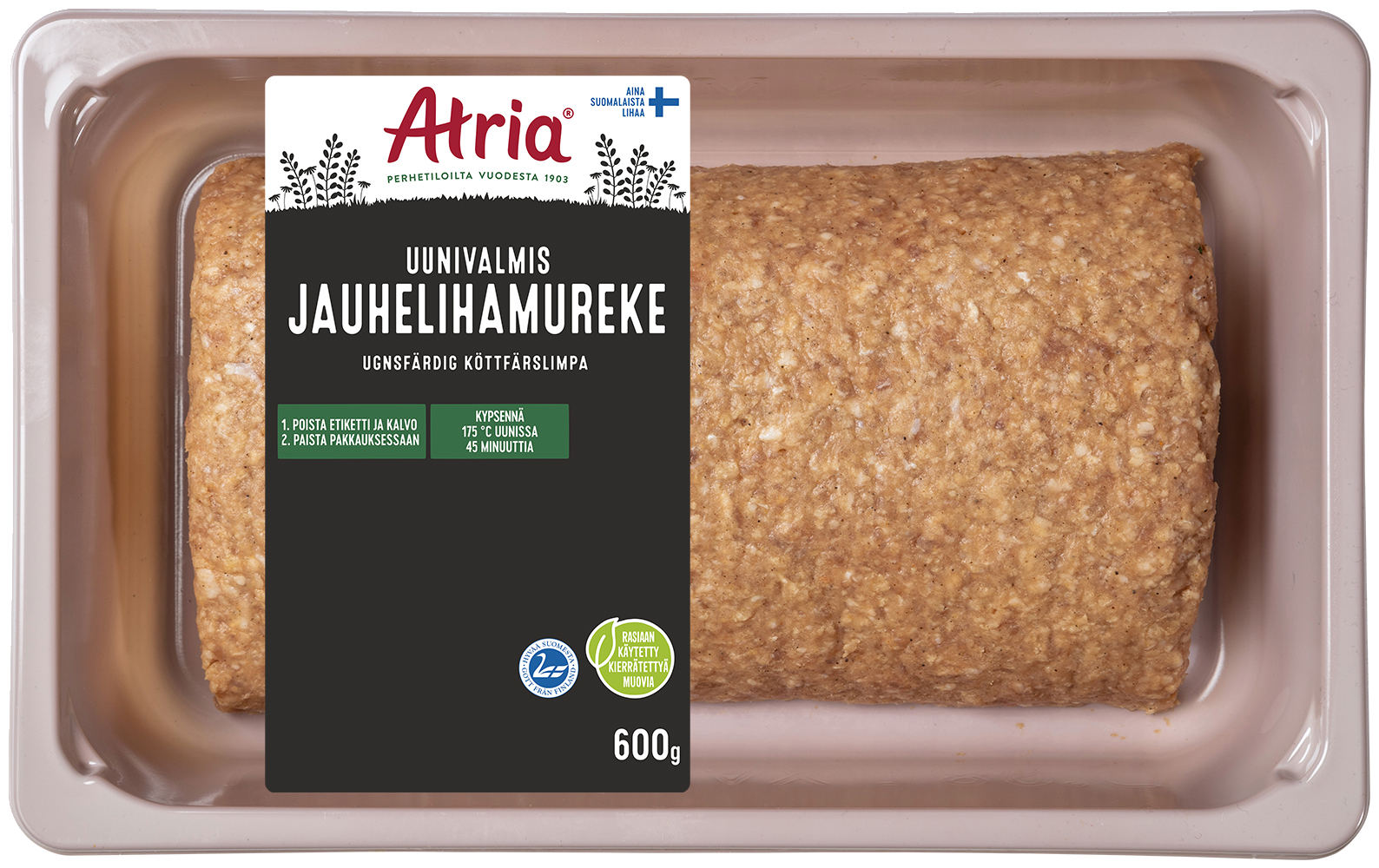 Atria Uunivalmis Jauhelihamureke 600 g