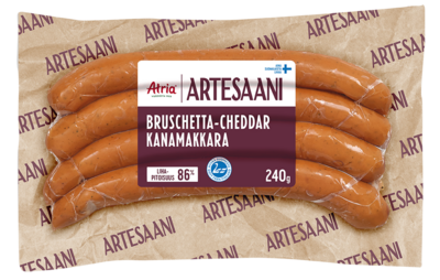 Atria Artesaani bruschetta-cheddar kanamakkara 240g