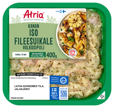 Atria kanan iso fileesuikale valkosipuli 400 g
