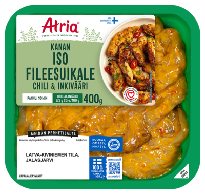 Atria kanan iso fileesuikale chili & inkivääri 400 g