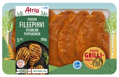 Atria possun fileepihvi pehmeän pippurinen 700 g