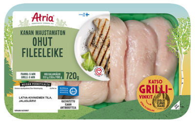 Atria Kanan Ohut Fileeleike Naturel 720g