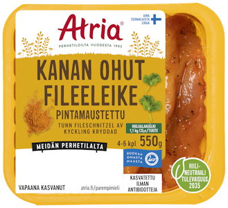 Atria Kanan Ohut Fileeleike Pintamaustettu 550g