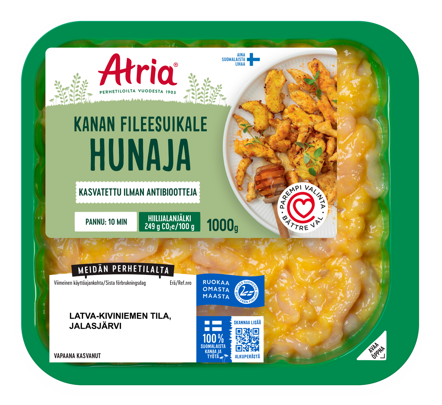 Atria Perhetilan 1000g hunaja kanan fileesuikale