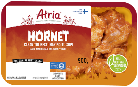 Atria perhetilan kana hornet tulisesti marinoitu siipi 900g