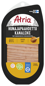 Atria ohuen ohut hunajapaahdettu kanaleike 200g