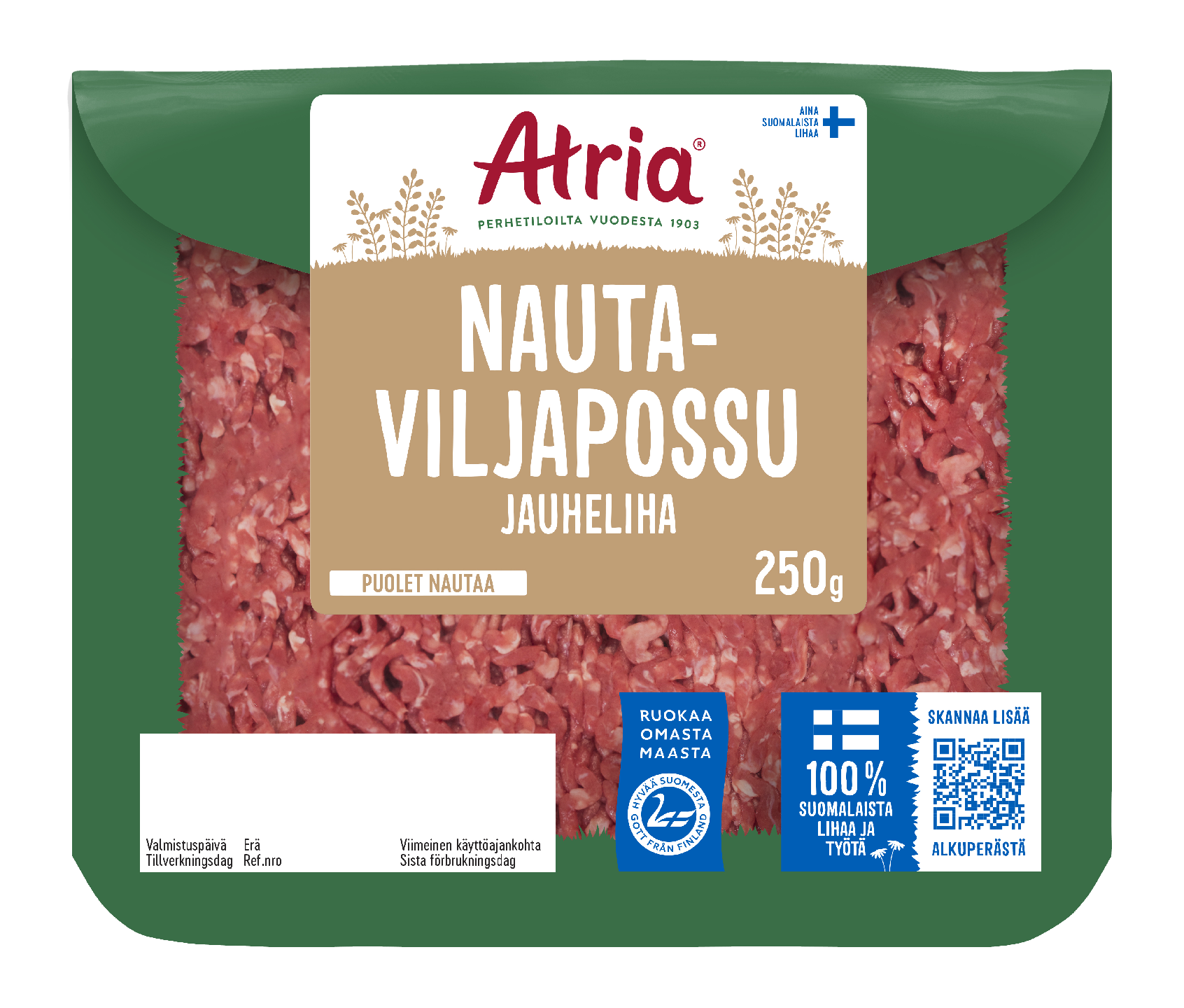 Atria nauta-viljapossu jauheliha 250 g