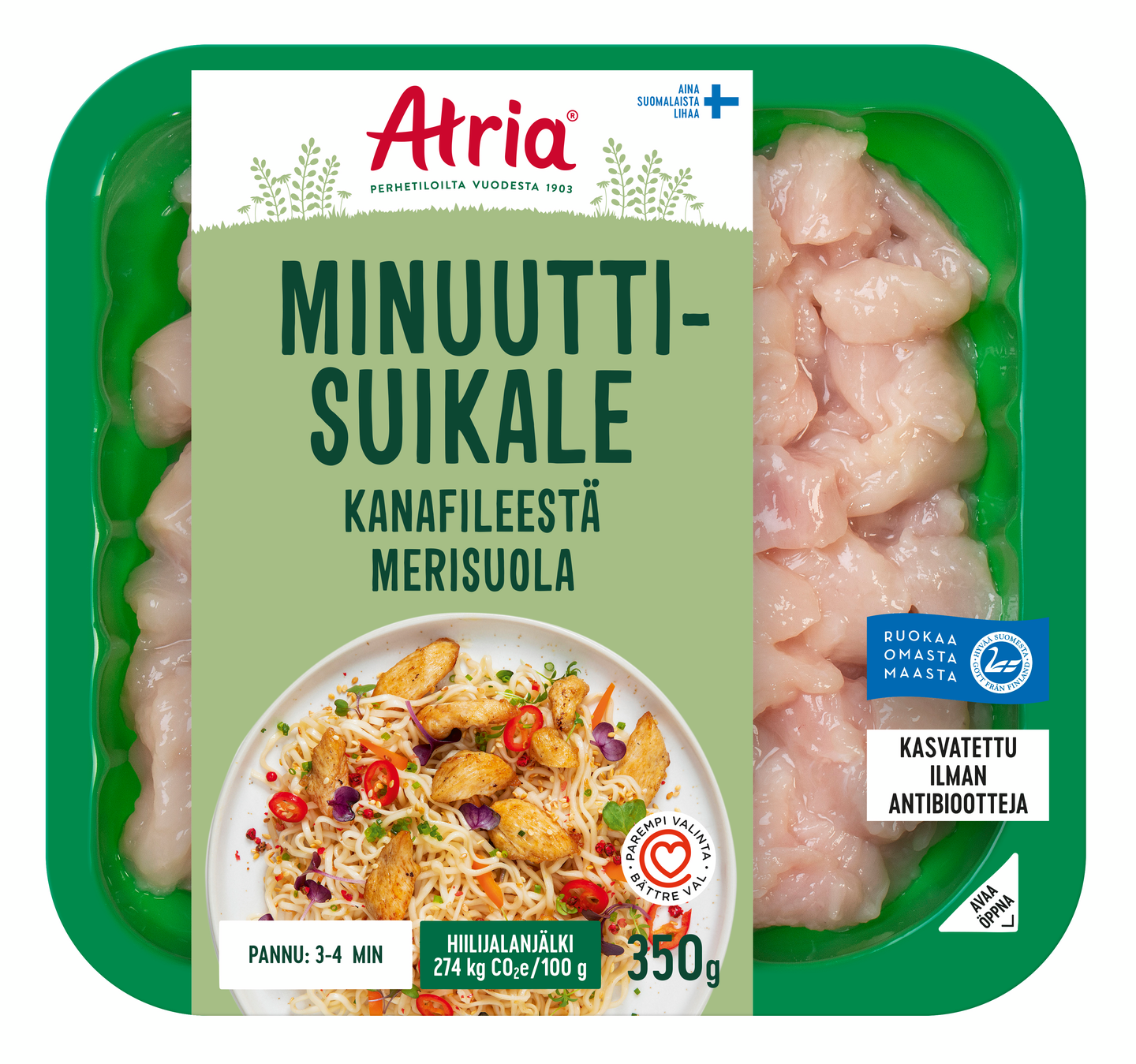 Atria 350g minuuttisuikale kanan fileestä