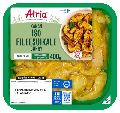 Atria kanan iso fileesuikale curry 400 g