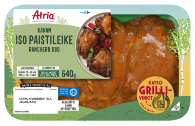 Atria kanan iso paistileike ranchero BBQ 640 g