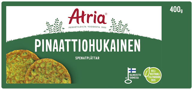 Atria pinaattiohukainen 400g