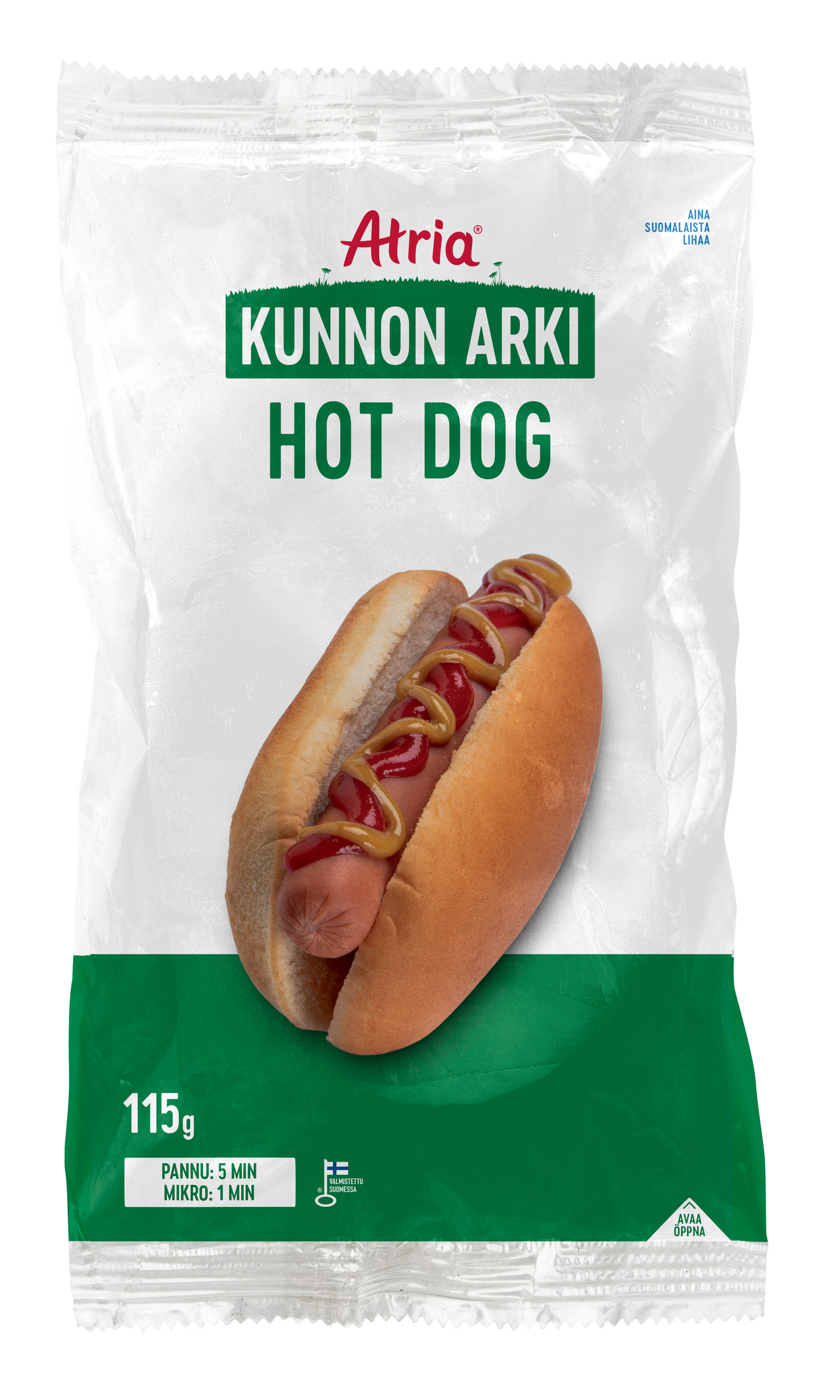 Atria Kunnon Arki hot dog 115g
