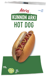 Atria Kunnon Arki hot dog 115g