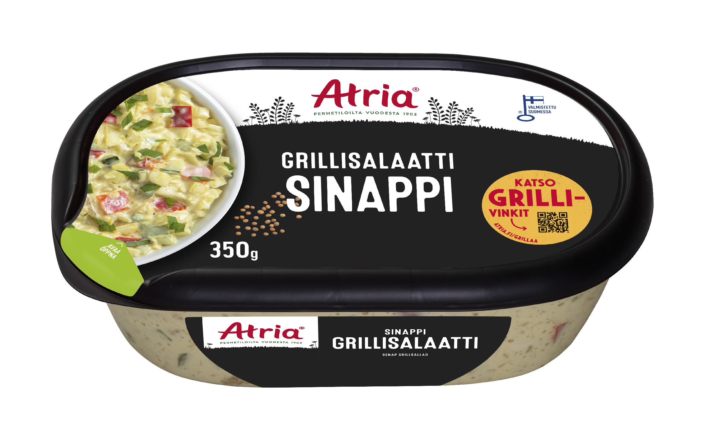 Atria grillisalaatti sinappi 350g
