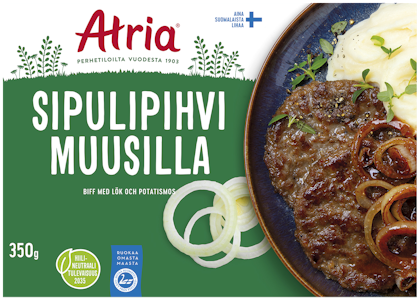 Atria sipulipihvi muusilla 350g