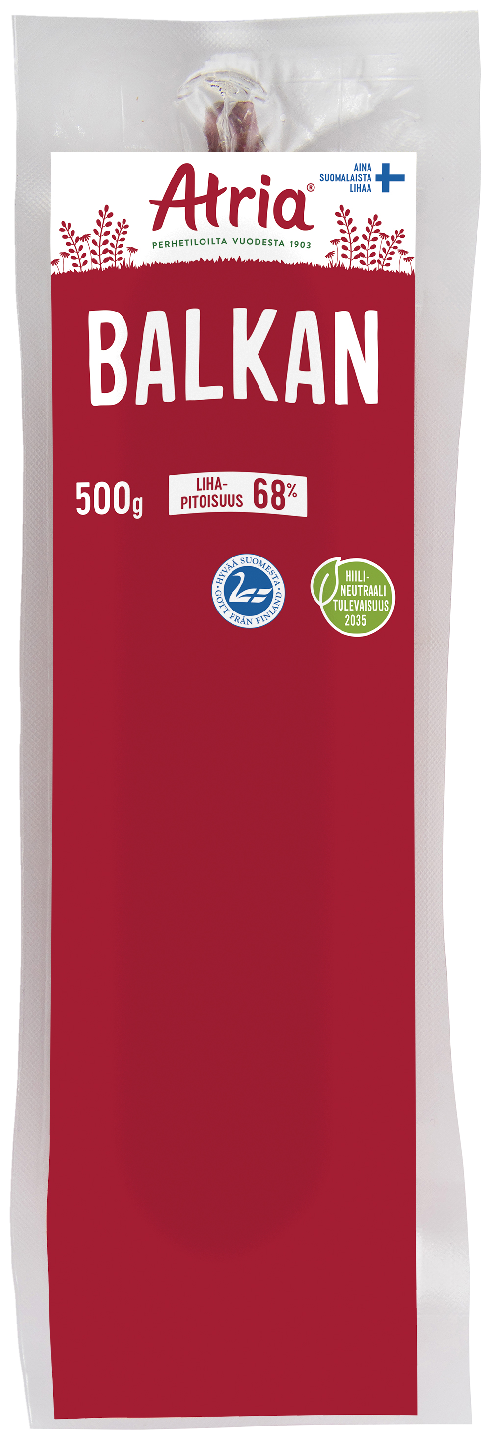 Atria 500g Balkan makkara tanko