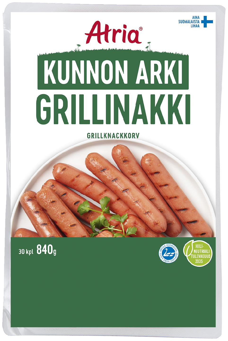 Atria Kunnon Arki Grillinakki 840g