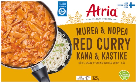 Atria Murea & Nopea Kana ja Red Curry -kastike 325g
