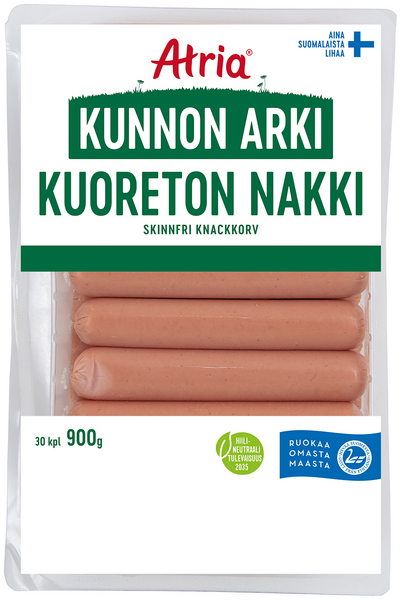 Atria kunnon arki kuoreton nakki 900g