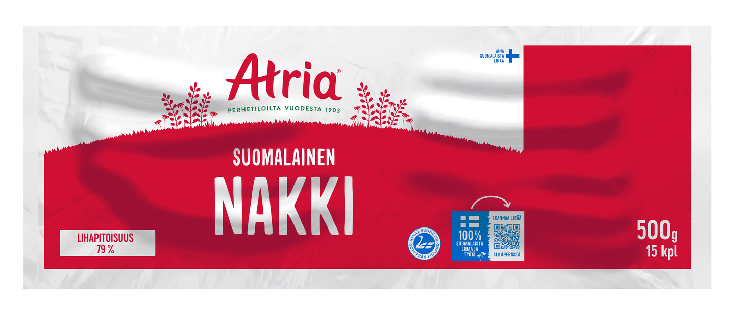Atria Suomalainen Nakki 500g