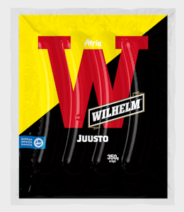 Atria Wilhelm Juustogrillimakkara 350g