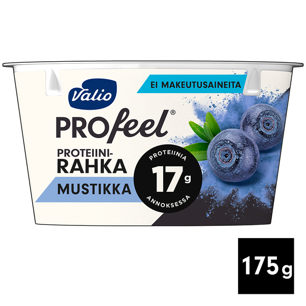 Valio PROfeel® proteiinirahka 175 g mustikka laktoositon