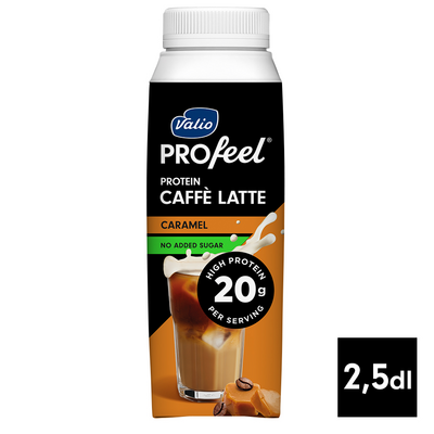 Valio PROfeel protein caffe latte 225ml caramel laktoositon