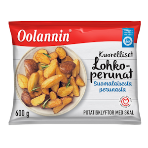 Oolannin kuorelliset lohkoperunat 600g pakaste