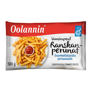 Oolannin uunirapeat ranskalaiset 500g pakaste