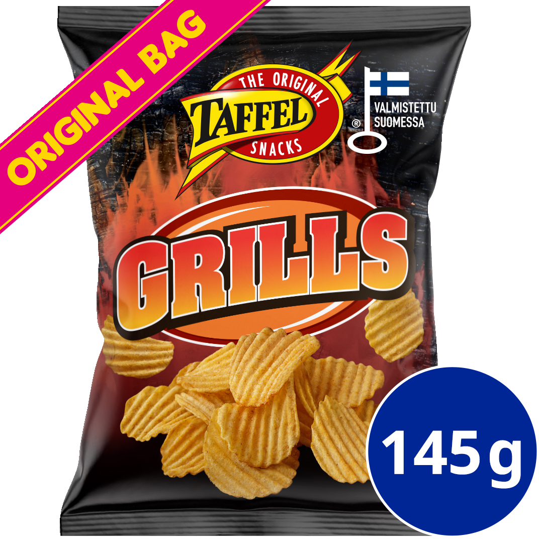 Taffel sipsi Grills 145g maustettu perunalastu