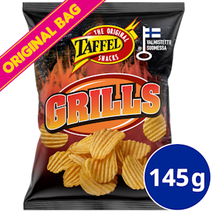 Taffel sipsi Grills 145g maustettu perunalastu