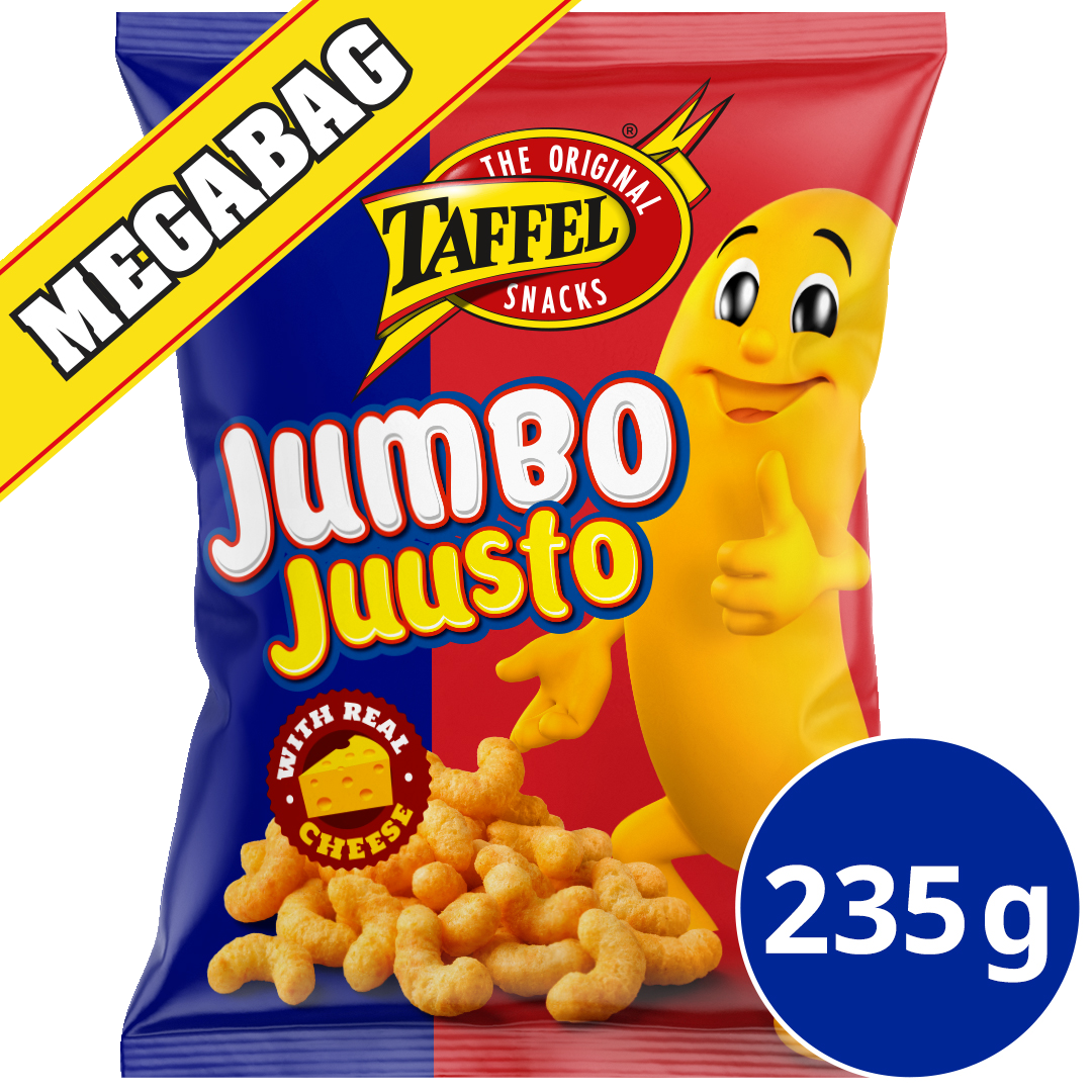 Taffel juustosnacks 235g jumbojuusto