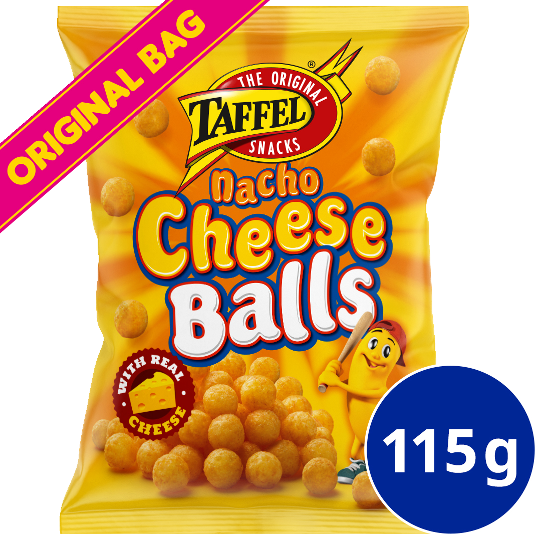Taffel Nacho Cheese Balls 115g juustosnacks