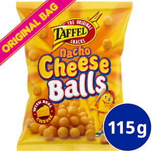 Taffel Nacho Cheese Balls 115g juustosnacks