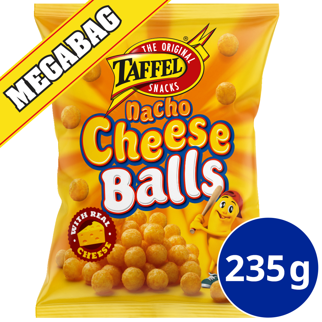 Taffel Nacho Cheese Balls 235g juustosnacks