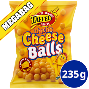 Taffel Nacho Cheese Balls 235g juustosnacks