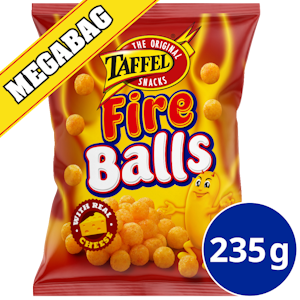 Taffel juustosnacks fire balls 235g