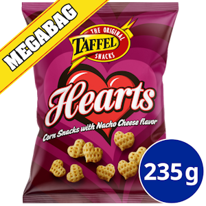 Taffel sipsi Hearts maissisnacks 235g