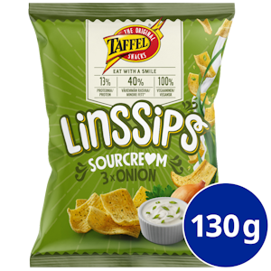 Taffel Linssips sourcream onion 130g