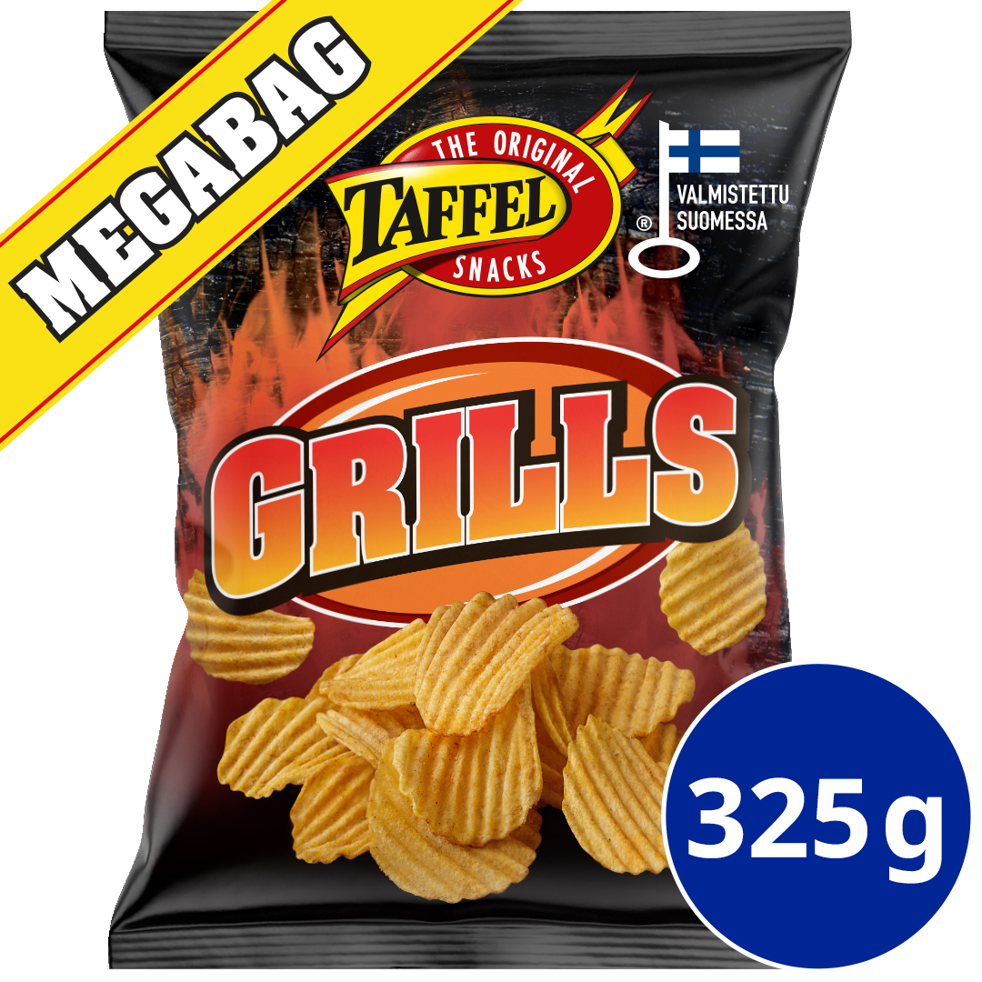 Taffel sipsi Grills 325g maustettu perunalastu